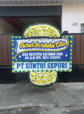 Papan Bunga Duka di Bungo Dani